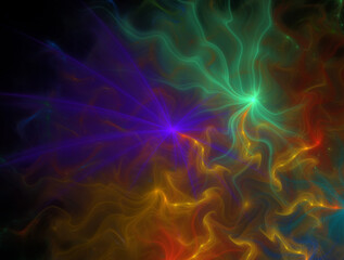 Imaginatory fractal abstract background Image