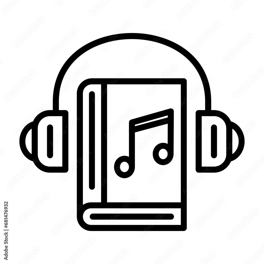 Poster audio book icon