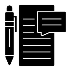 Fototapeta premium Blog Icon