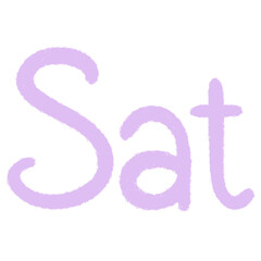 Obraz premium Saturday 