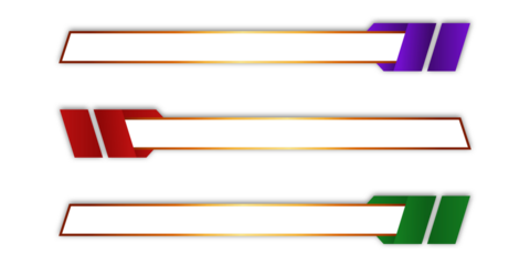 News lower third vector design.Set banner and lower third for news and live. bottom third for broadcast and online media	