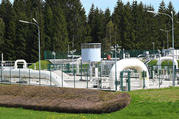 Gas Connect Austria Rainbach compressor station.