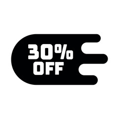 tag with discount offer sign symbol vector icon