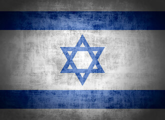 Background of grunge flag of Israel