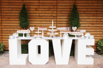 wedding table setting