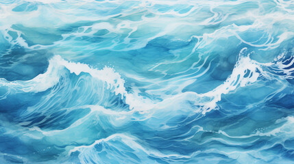 Obraz premium Minimal ocean waves background