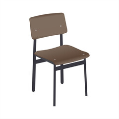 Chair Vector illustration. Isolated, Furniture 