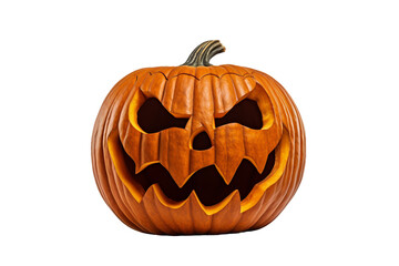 Decorating Pumpkin for Halloween Isolated on a transparent background