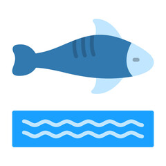 Obraz premium Fish Icon