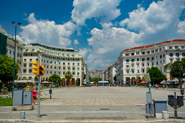 Aristotle Square in Thessaloniki, Greece