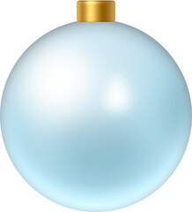 blue christmas ball