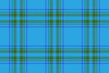 Seamless fabric plaid of textile tartan pattern with a vector texture background check.