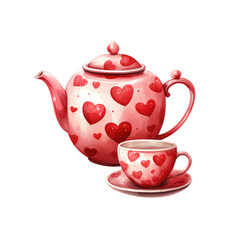 valentine tea set