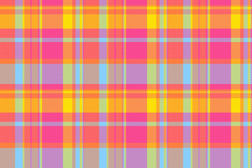 Vector plaid seamless of background fabric texture with a tartan textile pattern check.