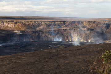 Halema'uma'u Crater, Hawaii, Kaluapele Kilauea Caldera