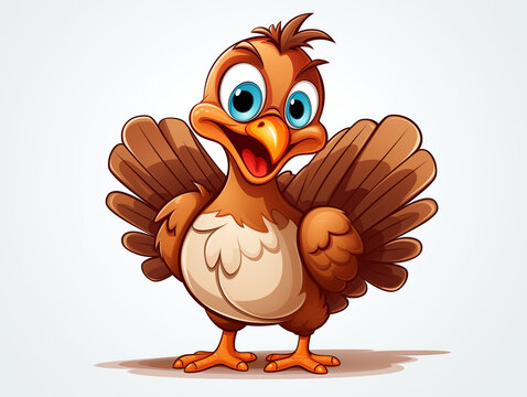 cartoon karikatur zeichnung illsutration comic turkey truthahn huhn hahn gefl&uuml;gel h&uuml;hnchen truthahn truthhahn