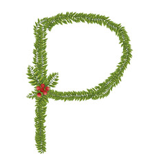 Letter P Christmas