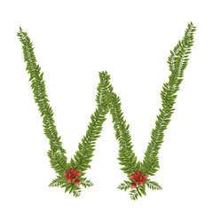 Letter W Christmas