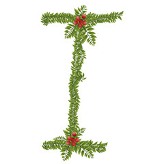 Letter I Christmas