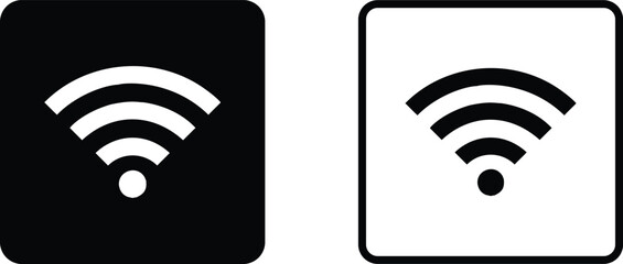 wireless network icon - obrazy, fototapety, plakaty