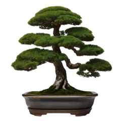 Fotobehang Bonsai Bonsai PNG Format With Transparent Background  © Doddy