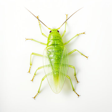 Aphid insect isolated on white background