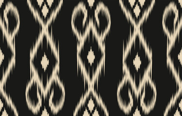 Ethnic abstract ikat art. Aztec ornament print. geometric ethnic pattern seamless  color oriental.  Design for background ,curtain, carpet, wallpaper, clothing, wrapping, Batik, vector illustration.