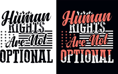 Happy human rights day t shirt design - obrazy, fototapety, plakaty
