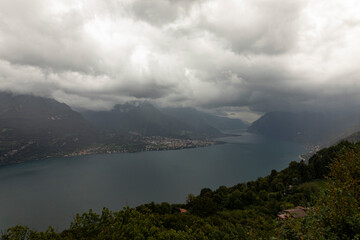 Amazing landscapes of northen italy, Lake como and his lovely and beautifull towns in the mountains