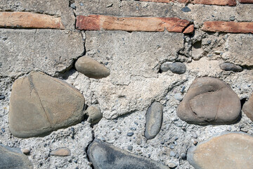 Stone Wall Pattern Texture Background Surface Concrete