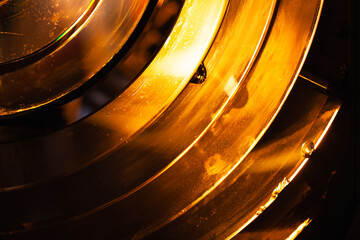Fresnel lens macro photo, it is a type of composite compact lens