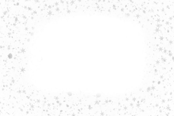 silhouette of a black snowflake on a white background.