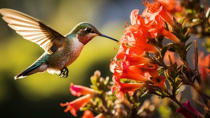 Fototapeta premium hummingbird in flight