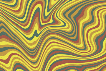Obraz premium Abstract psychedelic groovy background. Vector.