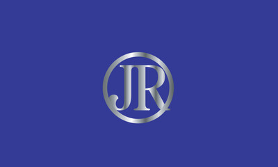 JR, RJ , J , R , Abstract Letters Logo Monogram