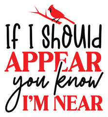 Christmas Cardinals sticker SVG vector file 