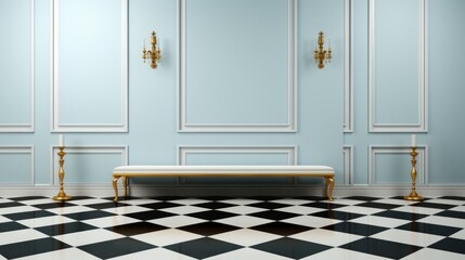 A background featuring a checkerboard patterned