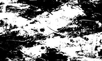 Fototapeta premium Grunge detailed black abstract texture. Vector background