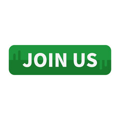 Join Us Button In Green Rectangle Shape For Promotion Business
