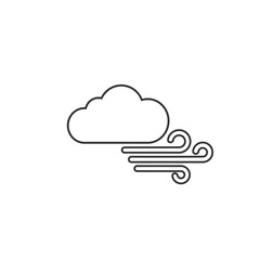 Grey Storm icon isolated on white background. Cloud and lightning sign. Weather icon of storm. Vector Illustration