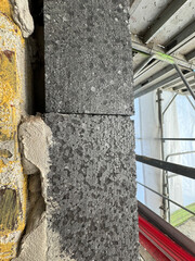 Thermal and acoustic insulation materials like polystyrene foam, mineral wool and polyurethane...