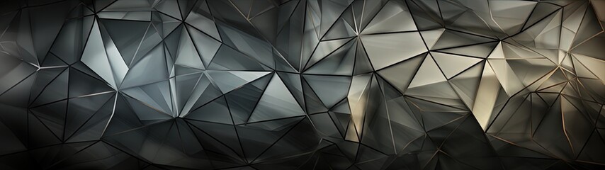 Dynamic Geometric Abstract with Dark and Light Grey Shades