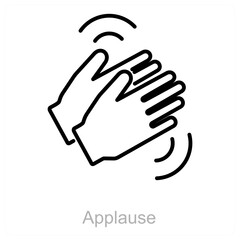 Fototapeta premium Applause and clap icon concept
