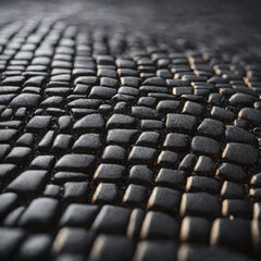 Fototapeta premium The texture of asphalt, stone. Macro photography. AI