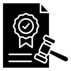 Regulatory Compliance Icon Element For Design