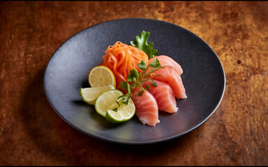 Capture the essence of Sashimi in a mouthwatering food photography shot Generative AI - obrazy, fototapety, plakaty