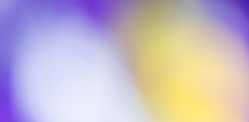 Yellow and purple blurred background,Bright gradient yellow-violet-pink light with grain