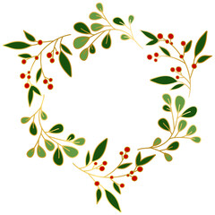 Floral wreath frame , Floral frames with leaves , Celebration Frame , Wedding frame , gift floral wreath design ,decorative wreath frame png transparent background illustration