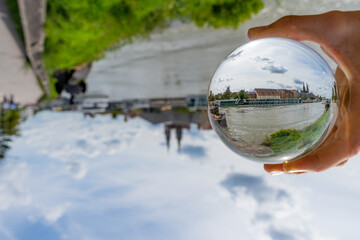 glass sphere photography in regensburg