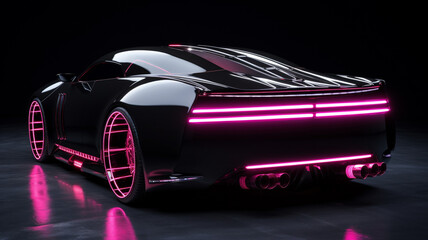  of a brand car in a futuristic concept